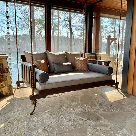 Sofa Wicker Porch Swing Bed Belham Living Bellevue Deep Seating